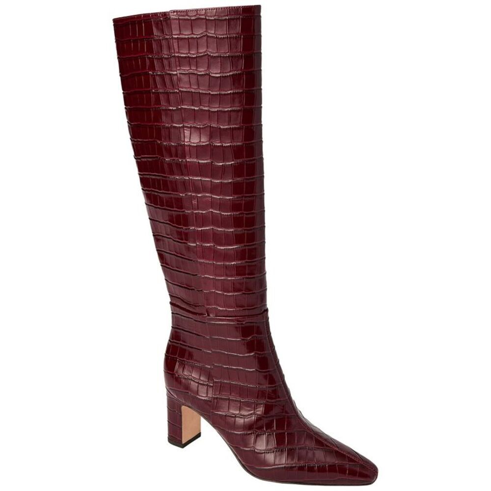 J.Mclaughlin Eden Leather Knee-High Boot, Red